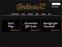 Tablet Screenshot of guitarx.com